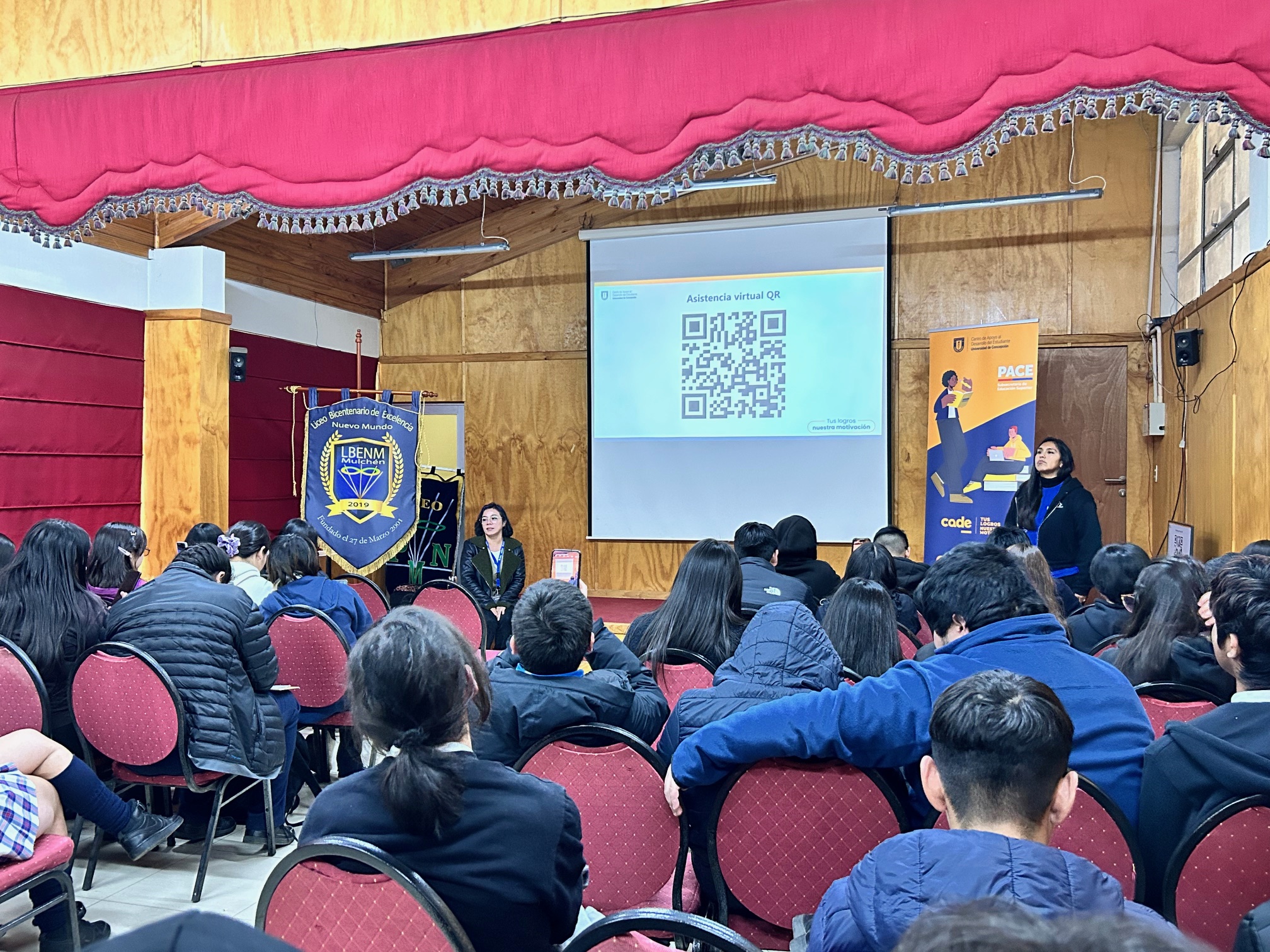 Con Visita al Liceo Nuevo Mundo de Mulchén finaliza la actividad «PACE en tu Liceo»